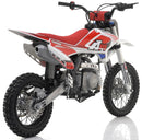 110CC RFN RACING™ THUNDER PRO KIDS SEMI AUTO PIT BIKE  - RED