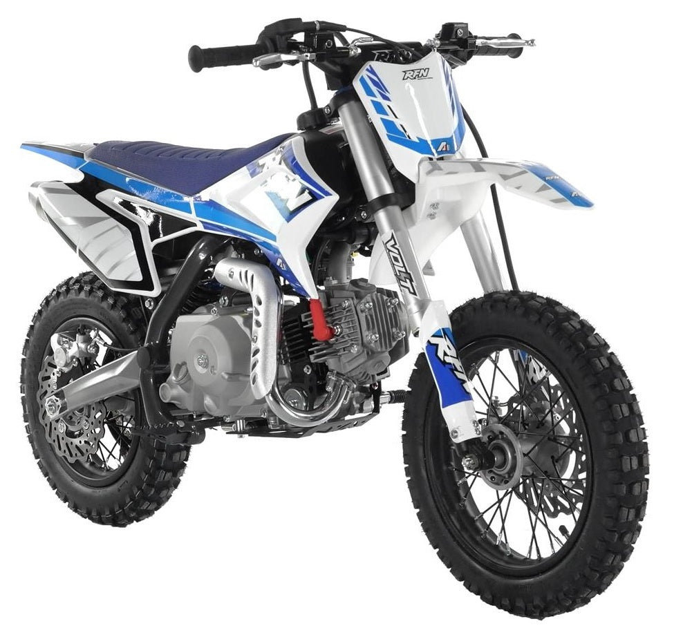 110CC RFN RACING™ THUNDER KIDS SEMI AUTO PIT BIKE  - BLUE