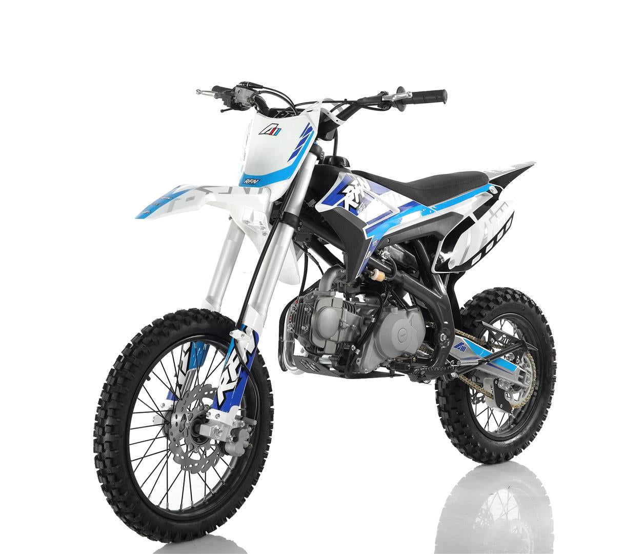 125CC RFN THUNDER DIRT BIKE - BIG WHEEL - 17"/14" - BLUE