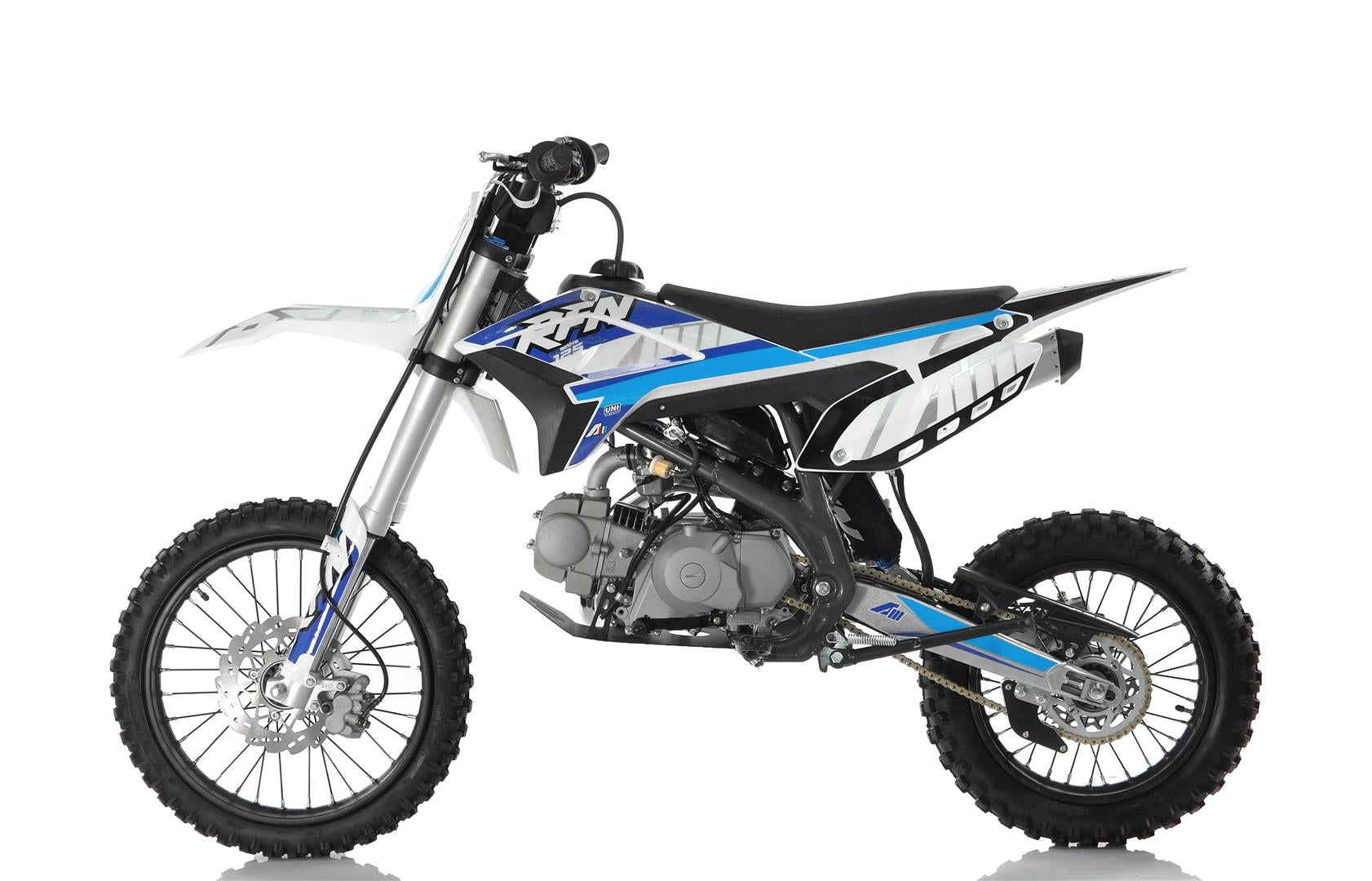 125CC RFN THUNDER DIRT BIKE - BIG WHEEL - 17"/14" - BLUE