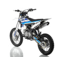 125CC RFN THUNDER DIRT BIKE - BIG WHEEL - 17"/14" - BLUE